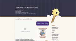 Desktop Screenshot of paxtonlocksmithing.com